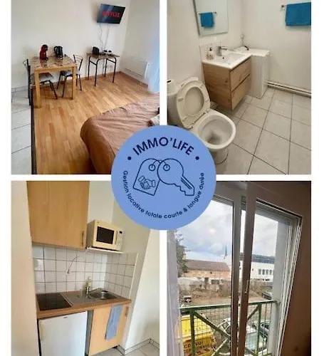 Appartement Equipe Avec Parking Prive N21 Mulhouse